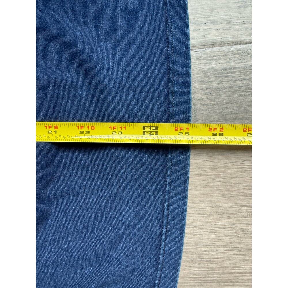 Gustin 100% Cotton T Shirt Mens Small Blue Made in USA Minimalist Basic Tee - Picture 6 of 6